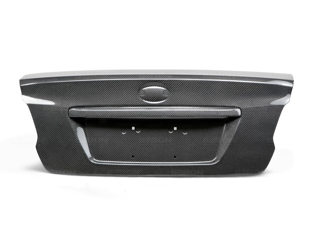 SEIBON TL15SBIMP OEM-Style Carbon Fiber Trunk Lid - 2015-2021 Subaru WRX / STi on Bleeding Tarmac